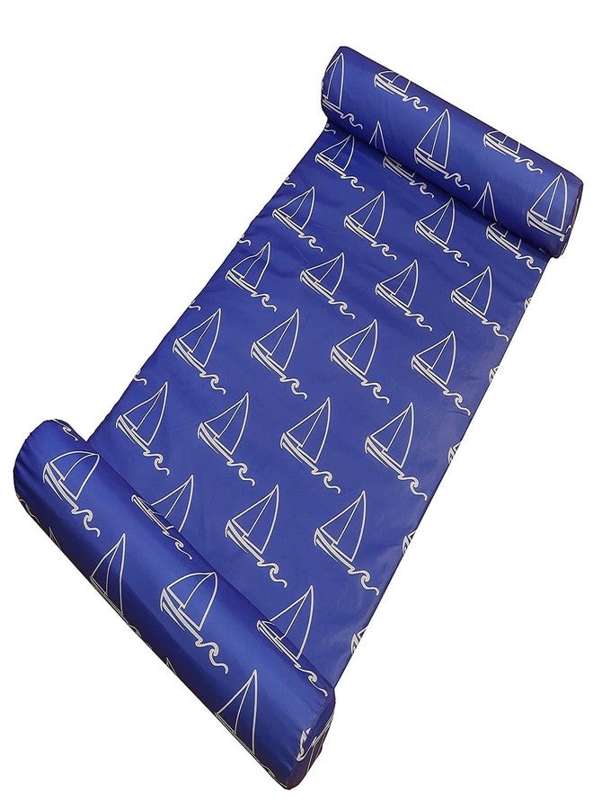 XIGSTA Float Hammock Pool Float Lounger Water Swimming Floating Bed Hammock Comfortable Inflatable Lounger for Adults Vacation Fun and Rest Inflatable Water_Blue - Image 3